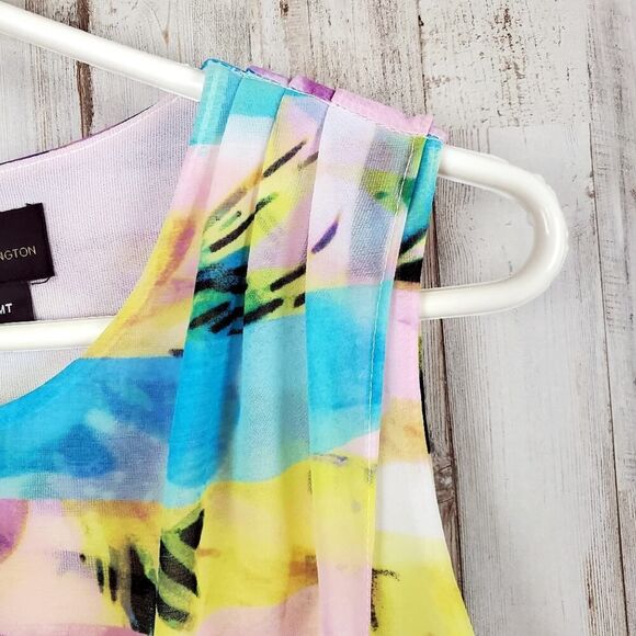 Worthington Floral Wrap Tank Top Size Medium - Picture 4 of 12